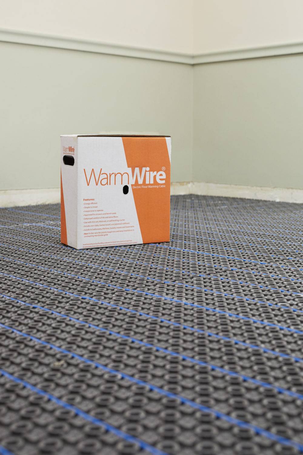 SunTouch Warm Wire in-floor heat wire installation 